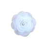 FLOR ORGANZA (VOIL) BRANCA - 6CM - 1 UNIDADE