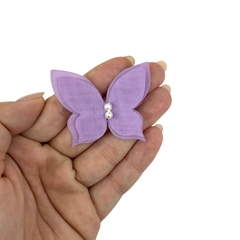 BORBOLETA ORGANZA (VOIL) LILÁS - 1 UNIDADE - comprar online