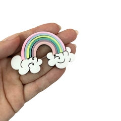 APLIQUE ARCO ÍRIS CANDY ACRÍLICO ADL - 6,5X4,0CM - 1 UNIDADE - comprar online