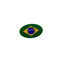 APLIQUE BANDEIRA BRASIL OVAL COPA ADL - 2X3,5CM - 1 UNIDADE