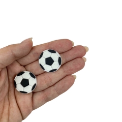 APLIQUE BOLA DE FUTEBOL EMBORRACHADO - 3 UNIDADES - comprar online