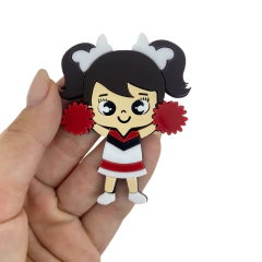 APLIQUE TORCEDORA SANTA CRUZ ACRÍLICO - 7CM - 1 UNIDADE - comprar online