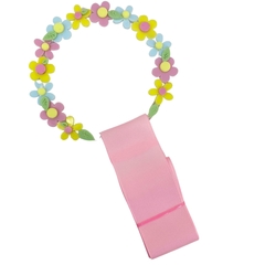 PORTA LAÇO MINI FLOR ACRILICO ADL - 1 UNIDADE