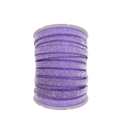 FITA LUREX LILÁS ESCURO - 10MM - 5M