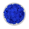 APLIQUE FLOR MARGARIDA TECIDO AZUL ROYAL - 50 UNIDADES
