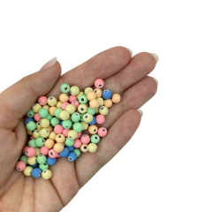 MIÇANGA BOLA EMBORRACHADA COLORIDA - 6MM - 20 GRAMAS - comprar online