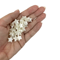 PASSANTE ESTRELA MARFIM PÉROLADA- 13MM - 10 GRAMAS - comprar online