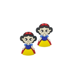 APLIQUE PRINCESA BRANCA DE NEVE EMBORRACHADO - 4,5CM - 2 UNIDADES