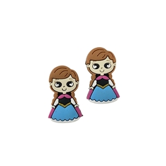 APLIQUE PRINCESA ANNA EMBORRACHADO - FORZEN - 4,5CM - 2 UNIDADES
