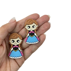 APLIQUE PRINCESA ANNA EMBORRACHADO - FORZEN - 4,5CM - 2 UNIDADES - comprar online