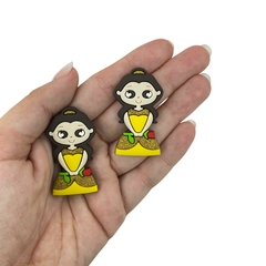 APLIQUE PRINCESA BELA EMBORRACHADO - BELA E A FERA - 4,5CM - 2 UNIDADES - comprar online