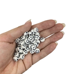 MIÇANGA PULSEIRA SORRISO BRANCA - 5x10MM - 20 GRAMAS - comprar online