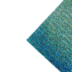 MANTA STRASS VERDE FURTACOR - 2 FILEIRAS - 1CM
