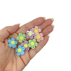 PINGENTE FLOR CANDY ACRÍLICO ADL - 2CM - 8 UNIDADES - comprar online