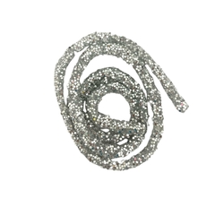 TUBO DE STRASS - PRATA - 50CM