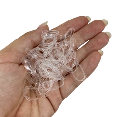 LIGA SILICONE TRANSPARENTE - 100 UNIDADES - comprar online