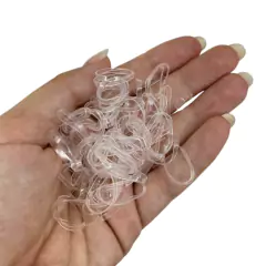 LIGA SILICONE TRANSPARENTE - 100 UNIDADES - comprar online