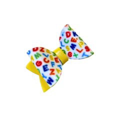LAÇO ALFABETO ACRÍLICO ADL - AMARELO - 1 UNIDADE - comprar online