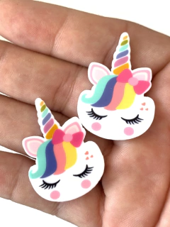 APLIQUE UNICÓRNIO FRANJA COLORIDA - 2 UNIDADES na internet