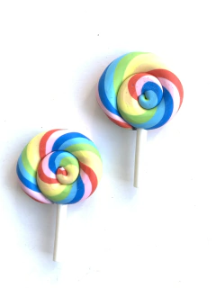 APLIQUE PIRULITO ARCO IRÍS MULTICOLORIDOS - 2 UNIDADES - comprar online