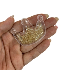 APLIQUE COROA TRANSPARENTE - 2 UNIDADES - comprar online