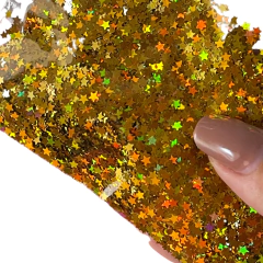 GLITTER DUO ESTRELA HOLOGRÁFICA DOURADA PRATA - 2 POTES - 16g - comprar online