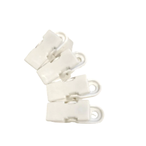 PRENDEDOR DE CHUPETA - 4 UNIDADES - BRANCO