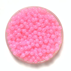 MIÇANGA TRANSLÚCIDA ROSA INTERMEDIÁRIO - 6MM - 20 GRAMAS