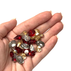 KIT CHATON - VERMELHO - 30 UNIDADES - comprar online