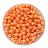 MIÇANGA PULSEIRA BOLA IRISADA LARANJA - 8MM - 20 GRAMAS