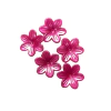 PASSANTE FLOR ACRÍLICO PINK - 26MM - 5 UNIDADES