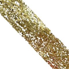 FITA GLITTER DOURADA - 60MM - 1 METRO