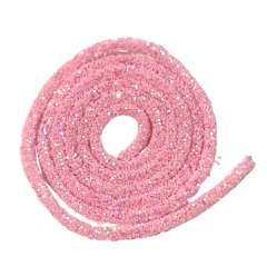 TUBO DE STRASS - ROSA BEBÊ - 50CM
