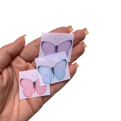 BORBOLETA TECIDO ARAMADO - 8 UNIDADES - comprar online