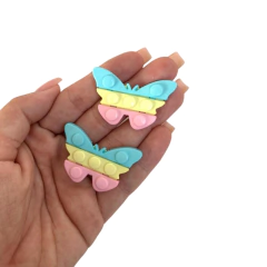 APLIQUE MINI BORBOLETA POP IT PLÁSTICO - 2 UNIDADES - comprar online