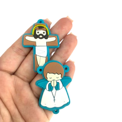 APLIQUE RELIGIOSO VERDE TIFFANY EMBORRACHADO - 2 UNIDADES - comprar online