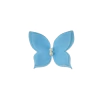 BORBOLETA ORGANZA (VOIL) AZUL - 1 UNIDADE
