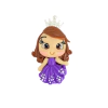 APLIQUE PRINCESA SOFIA BISCUIT - 1 UNIDADE