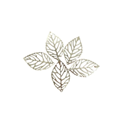 FOLHA ARAMADO PRATA - 5 UNIDADES