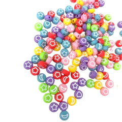 MIÇANGA REDONDA DIVERTIDA COLORIDA - 4X7MM - 20 GRAMAS na internet