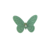 BORBOLETA TECIDO VAZADA VERDE - 1 UNIDADE