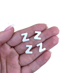 APLIQUE ALFABETO PEQUENO BRANCO - 1CM - 4 UNIDADES - comprar online