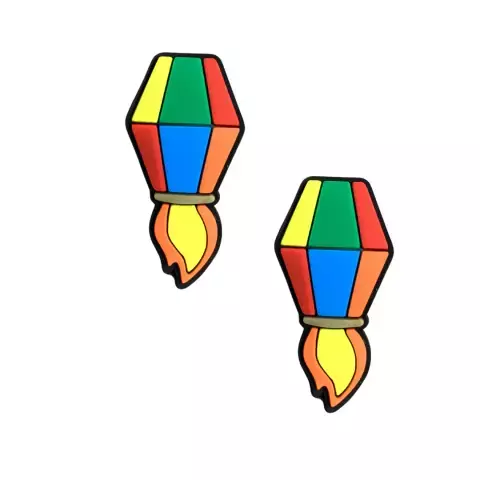 APLIQUE BALÃO EMBORRACHADO YAMA - SÃO JOÃO - 4CM - 2 UNIDADES