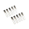 BICO DE PATO RETO - 4,2 CM - 10 UNIDADES