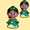 PRINCESA TIANA EMBORRACHADA CORPINHO YAMA - 2 UNIDADES