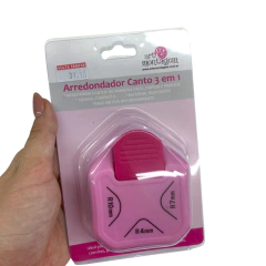 ARREDONDADOR CANTO 3 EM 1 PARA PAPELARIA - 1 UNIDADE na internet