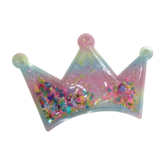 APLIQUE COROA CANDY GLITTER - 1 UNIDADE