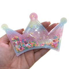 APLIQUE COROA CANDY GLITTER - 1 UNIDADE - comprar online