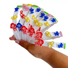 BOX TIARA APLIQUE ESCOLAR ACRÍLICO ADL - 5 UNIDADES - 37X1,5CM na internet