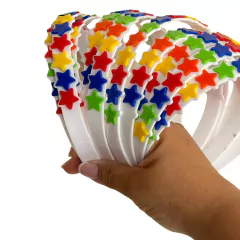 TIARA APLIQUE ESTRELA ACRÍLICO ADL - 1 UNIDADE - 37x2CM na internet